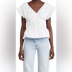 Rebecca Taylor Women's Sleeveless Broomstick Blouse